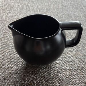 Vintage Sasaki Vignelli Colorstone Matte Black Creamer Japan 1986 XLNT Condition